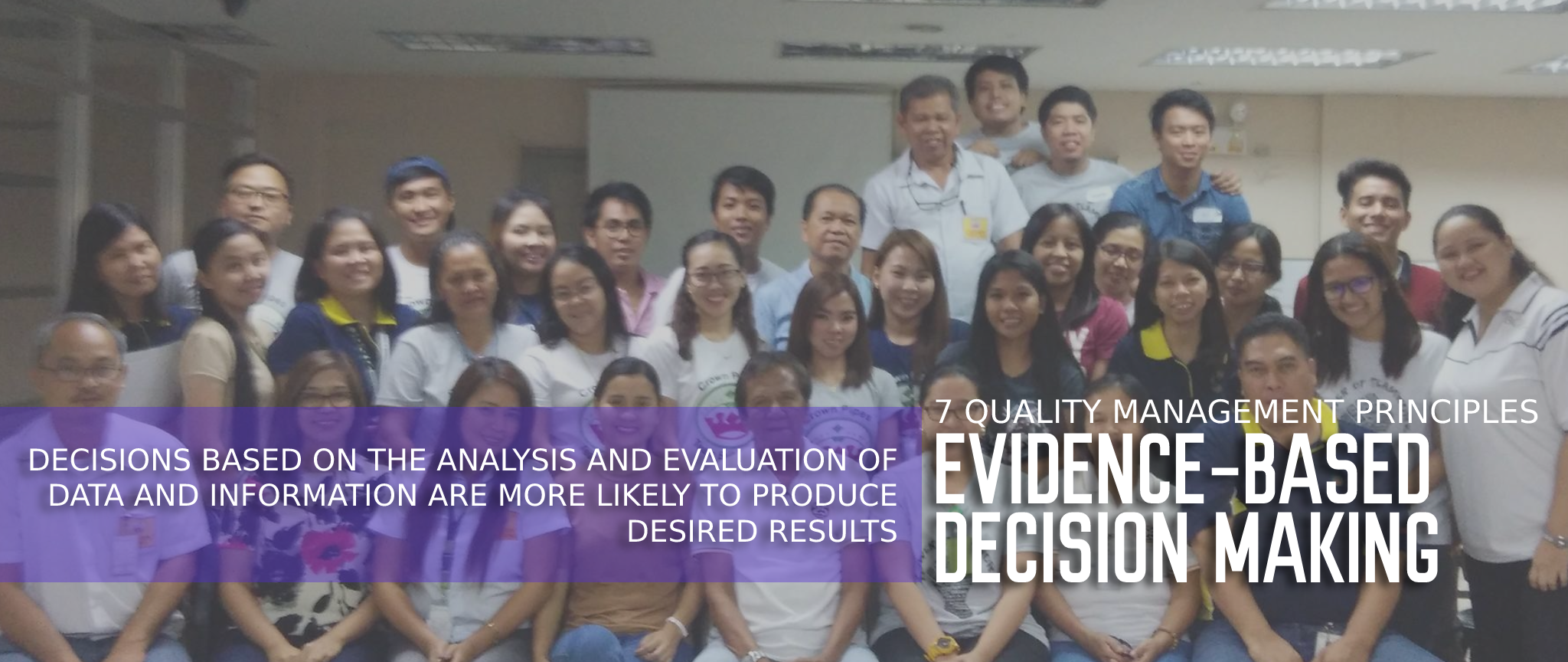 Evidenced-based Decision Making